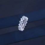 Кольцо Tiffany Victoria белое с камнями