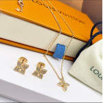 Комплект Louis Vuitton Star Blossom (серьги, кулон)