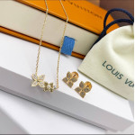 Комплект Louis Vuitton Star Blossom (серьги, кулон)