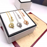 Кулоны Cartier двойные с камнями