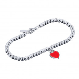 Браслет Return To Tiffany с красным сердцем