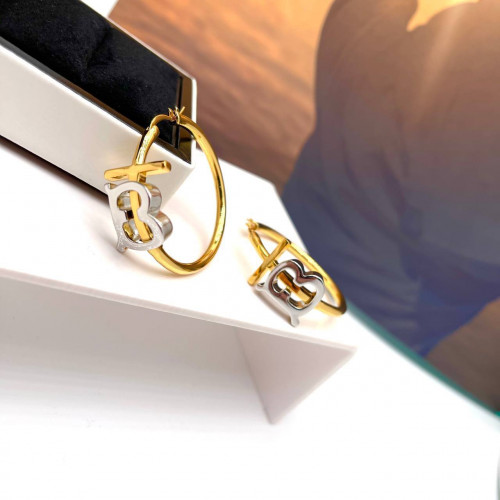 Серьги Balenciaga золотистые