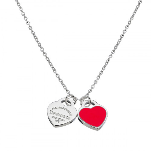 Кулон Return To Tiffany с красным сердцем