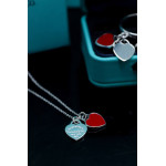 Кулон Return To Tiffany с красным сердцем