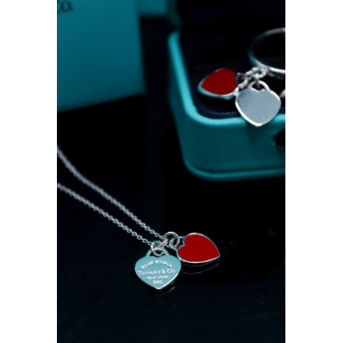 Кулон Return To Tiffany с красным сердцем