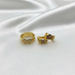 Комплект Chanel (серьги, кольцо)