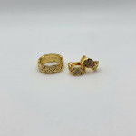 Комплект Chanel (серьги, кольцо)