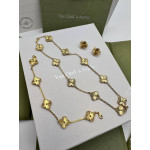 Комплект Van Cleef (браслет, колье, серьги)