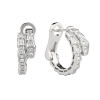 Серьги Bvlgari Serpenty с камнями белые