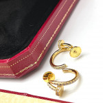 Серьги Cartier в виде гвоздя (в трех цветах)