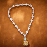 Колье Tiffany Designer Jewelry белое с камнями