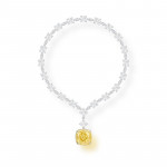 Колье Tiffany Designer Jewelry белое с камнями