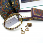 Комплект Dior (чокер, серьги, кольцо)