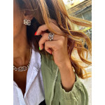 Комплект Chanel Forever (Серьги, Колье, Кольцо)
