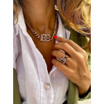 Комплект Chanel Forever (Серьги, Колье, Кольцо)