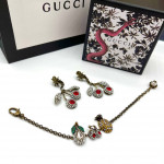 Комплект Gucci Фруктовый (Серьги, Браслет)