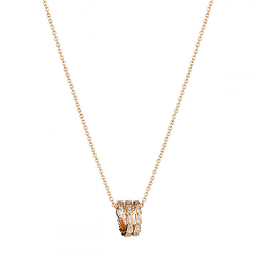 Кулон BVLGARI Serpenti розовый