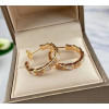 Серьги Bvlgari Serpenti желтое золото