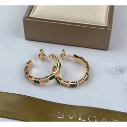 Серьги Bvlgari Serpenti желтое золото