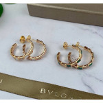 Серьги Bvlgari Serpenti желтое золото