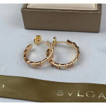 Серьги Bvlgari Serpenti желтое золото