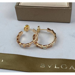 Серьги Bvlgari Serpenti желтое золото