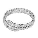Браслет Bvlgari Serpenti Viper VGOLD белый