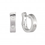 серьги Cartier Love белые