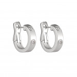 серьги Cartier Love белые