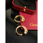 Кольцо Cartier Panthere жёлтое с камнем с камнями