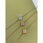 Браслет Van Cleef Alhambra mini с цирконами