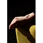 Браслет Van Cleef Alhambra mini с цирконами