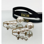 Комплект Dior с жемчугом (серьги, колье многослойное)