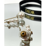 Комплект Dior с жемчугом (серьги, колье многослойное)