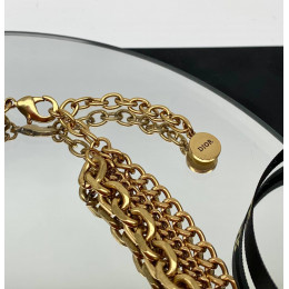 Комплект Dior с жемчугом (серьги, колье многослойное)