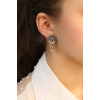 Серьги Chanel круглые