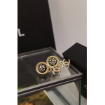 Серьги Chanel круглые