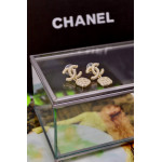 Серьги Chanel текстурные