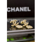 Серьги Chanel текстурные