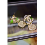 Серьги Chanel текстурные