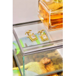 Серьги Chanel квадратные