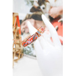 Браслет Hermes розовый металл