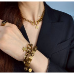 Комплект Dior (колье, кольцо, 2 браслета)