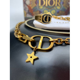 Комплект Dior (колье, кольцо, 2 браслета)