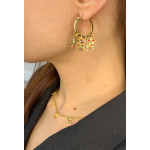 Комплект Dior (серьги, колье, брошь, кольцо)