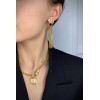 Комплект Dior (серьги, колье, брошь)