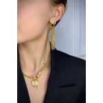 Комплект Dior (серьги, колье, брошь)