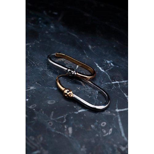 Серьги Alexander McQueen с черепами