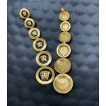 Комплект Versace (серьги, чокер, браслет, кольцо)