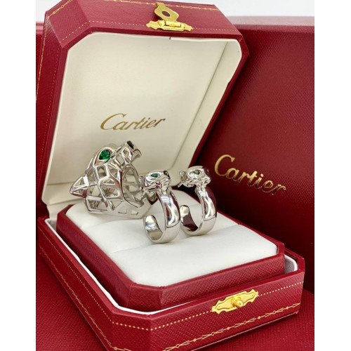 Комплект Panthere de Cartier (серьги, кольцо)